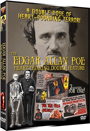 EDGAR ALLAN POE – HEART-QUAKING DOUBLE FEATURE